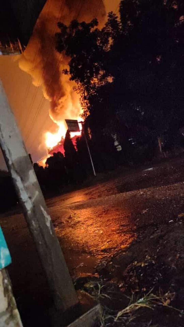 Kebakaran Tangki Linc di Pelindo II Ciwandan