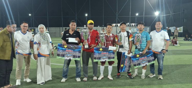 HUT ke-30 PT Yokogawa Gelar Mini soccer Antar Perusahaan, PT Nippon Shokubai Indonesia Ciwandan Cilegon Juara 1 Diajang Ini