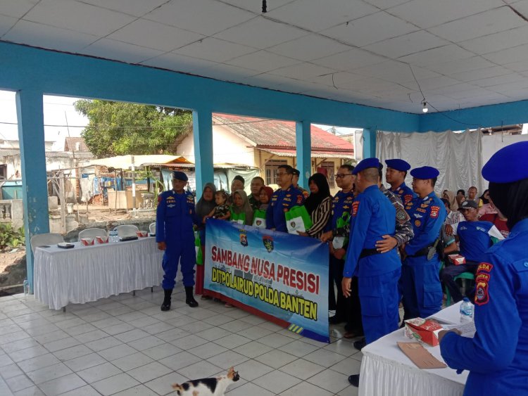 Sambang Nusa Presisi oleh DITPOLAIRUD Polda Banten