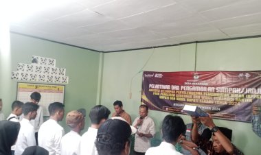 PPS Desa Mekarsari Kecamatan Anyar Gelar Pelantikan Dan Pengambilan Sumpah/janji Anggota KPPS Pada Pilkada Tahun 2024 