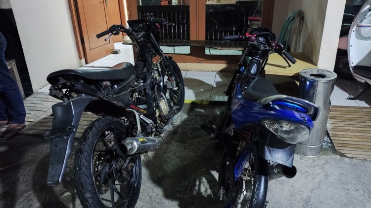 Tiga Remaja Diamankan Jajaran Polsek Anyar Di Duga Hendak Balap Liar Dikawasan Jalan Nasional, Jalur Wisata Pantai Anyar