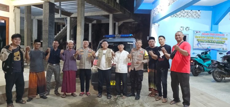 karang taruna Tunas Arum Kelurahan Rawa Arum bersinergi dengan Polsek Pulomerak meningkatkan patroli dan membentuk tim satgas PT (Pencegahan Tawuran)