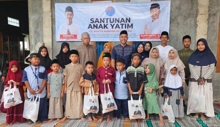 Berbagi Kebahagian Bersama Anak Yatim Anggota DPRD Kabupaten Serang Fraksi PKS Di Moment Akhir Ramadhan