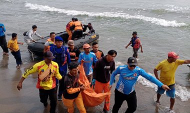Hari Kedua Pencarian, Tim SAR Gabungan Temukan Jasad Korban Tenggelam di Pantai Puri Retno 1
