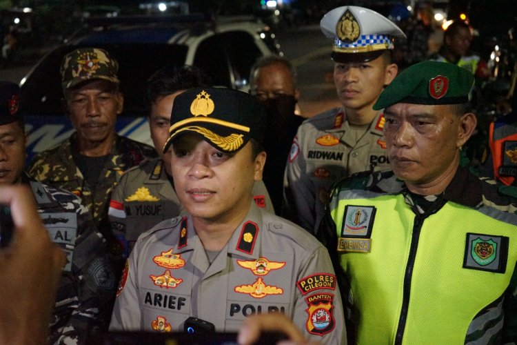 Polres Cilegon Gelar Patroli Gabungan Skala Besar Demi Keamanan Kota