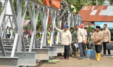 Prabowo Janji Perbaiki Bendungan hingga Sawah, Kirim Cadangan Pangan ke Aceh