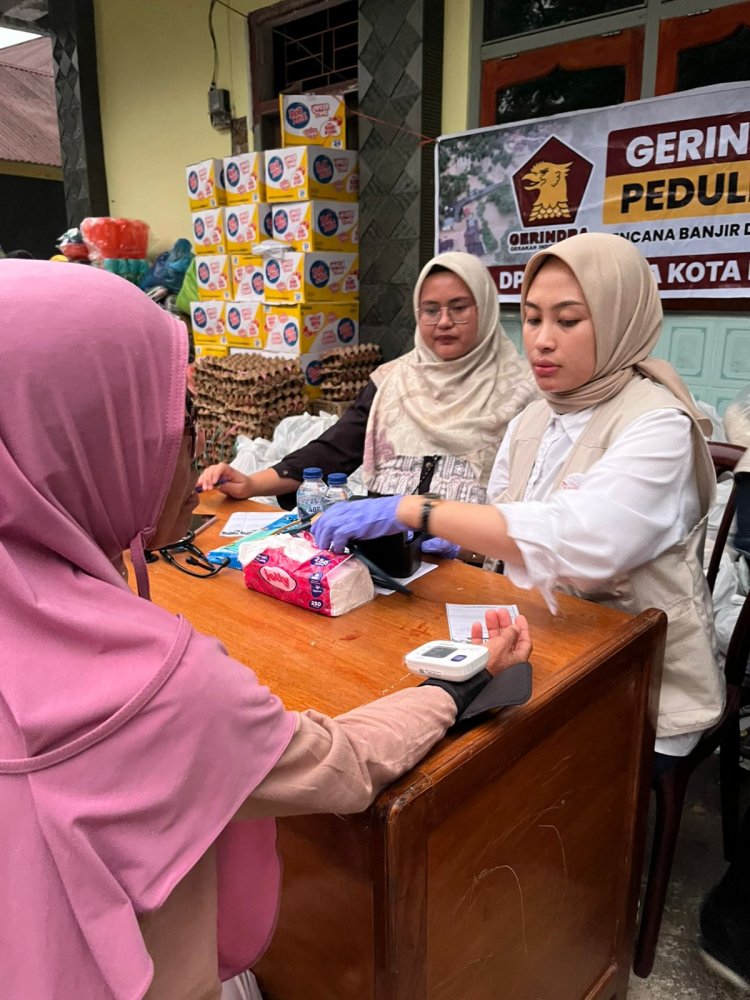 Dokter Keliling Partai Gerindra Bergerak Bantu Warga Terdampak Gempa di Sumatera dan Aceh