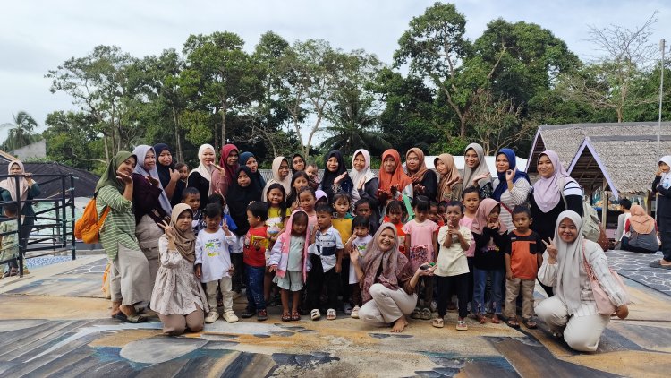 Sambut Ramadhan, PAUD Nurani Bunda 2 Gelar Outing Class Di Kolam Renang Sigoak