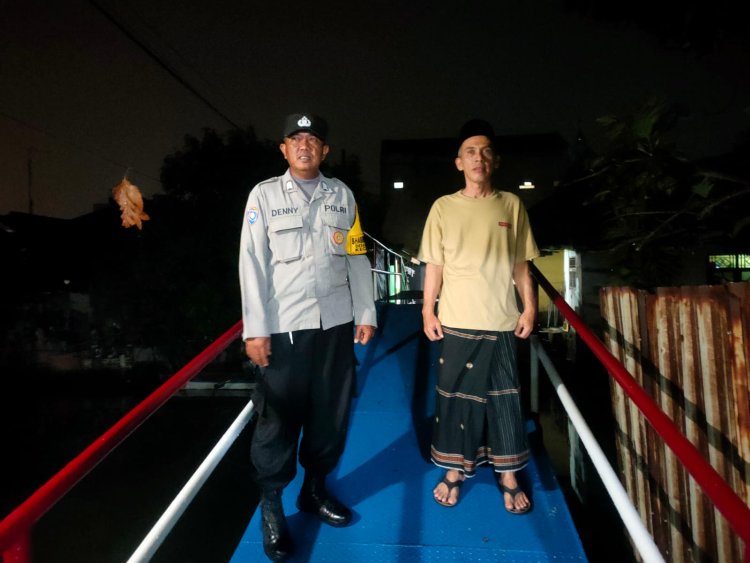 Rampung Dibangun, Jembatan Merah Putih Presisi Polres Cilegon Disambut Syukur Warga Kenanga Anyer