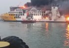 KMP Batu Mandi Terbakar di Perairan Merak, 509 Orang Dievakuasi Selamat
