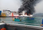 Kepanikan di Selat Sunda: KMP Batu Mandi Dilalap Api, Evakuasi Masih Berlangsung